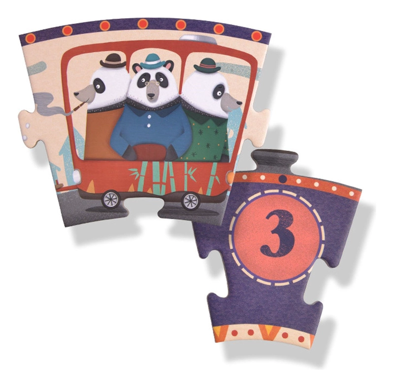 PUZZLE MIDEER MULTICOLOR REDONDO MI VIAJE EN EL TIEMPO 25PCS - 7