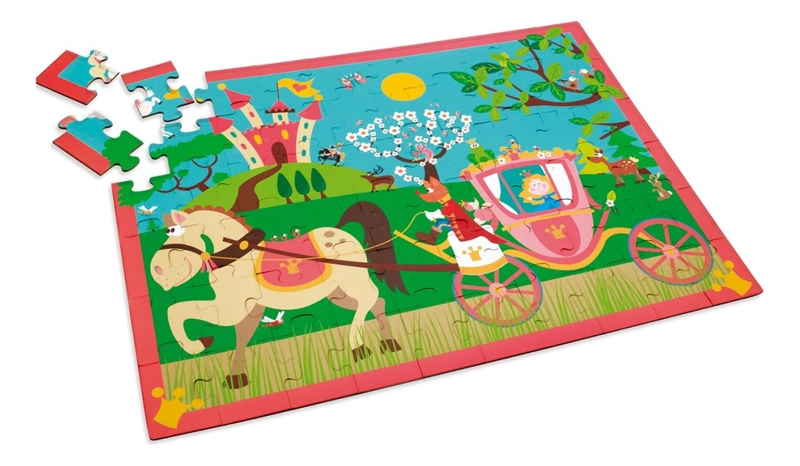 PUZZLE SCRATCH EUROPE MULTICOLOR 60PCS PRINCESA - 3