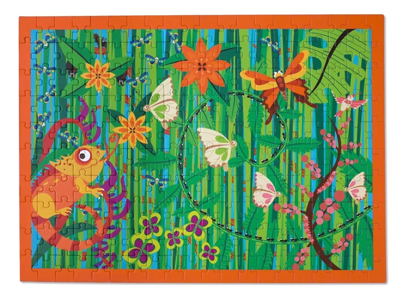 PUZZLE SCRATCH EUROPE MULTICOLOR 200PCS JUNGLA - 1
