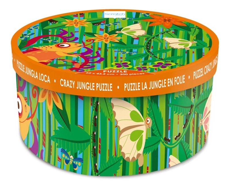 PUZZLE SCRATCH EUROPE MULTICOLOR 200PCS JUNGLA - 2