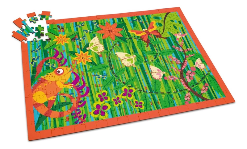 PUZZLE SCRATCH EUROPE MULTICOLOR 200PCS JUNGLA - 3