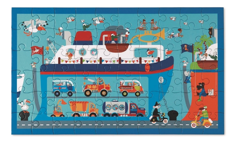 PUZZLE SCRATCH EUROPE MULTICOLOR 60 CS FERRY - 1