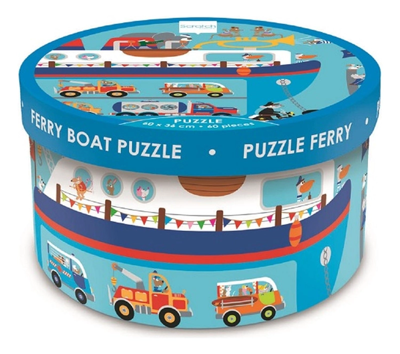 PUZZLE SCRATCH EUROPE MULTICOLOR 60 CS FERRY - 6