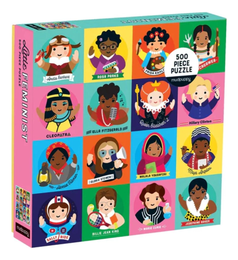 PUZZLE MUDPUPPY MULTICOLOR 500PCS LITTLE FEMINIST - 1