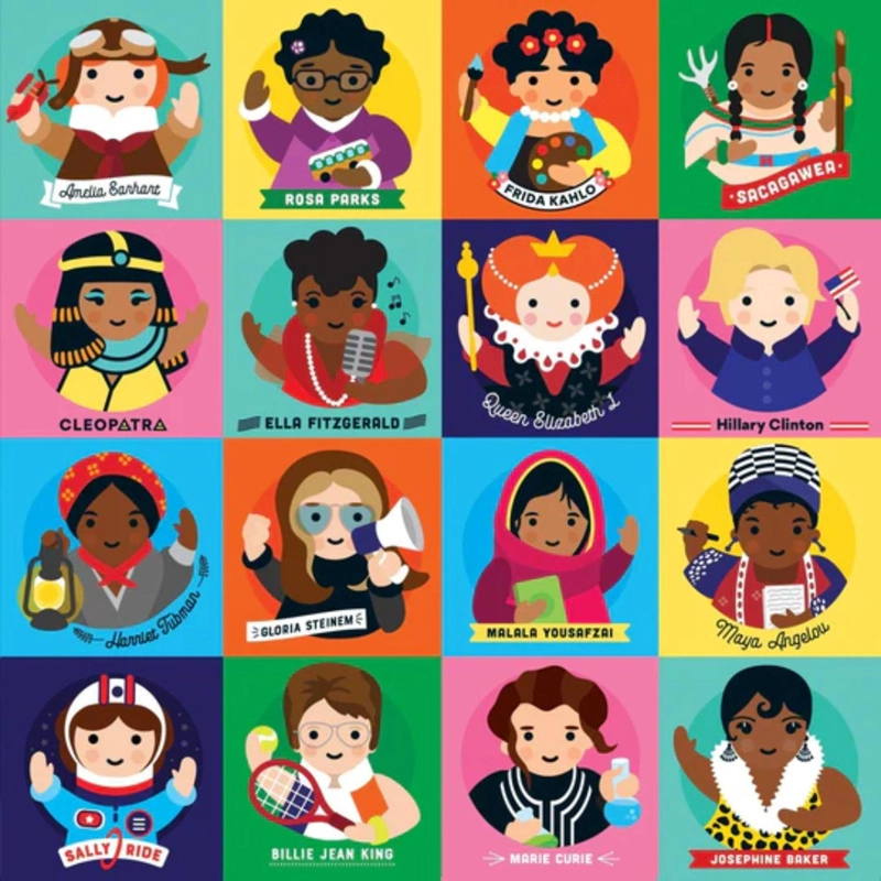 PUZZLE MUDPUPPY MULTICOLOR 500PCS LITTLE FEMINIST - 3