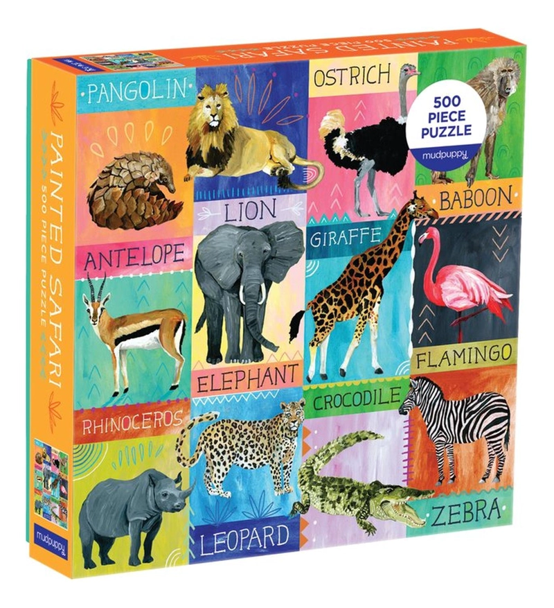 PUZZLE MUDPUPPY MULTICOLOR 500PCS SAFARI PINTADO - 2