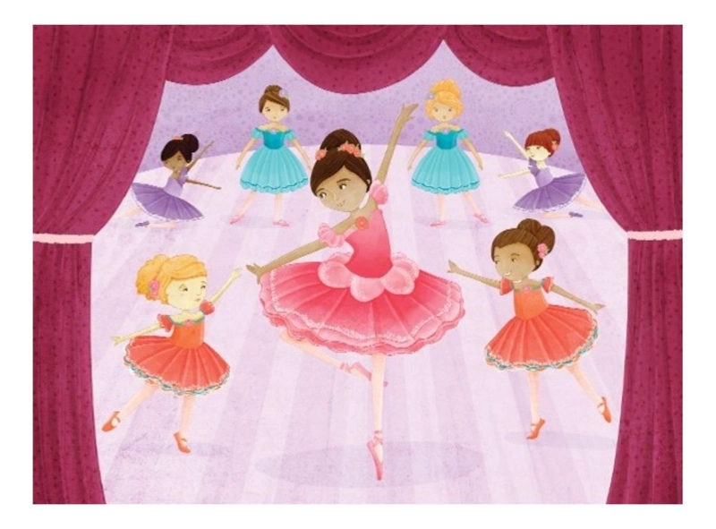 PUZZLE MUDPUPPY MULTICOLOR 12PCS EN ESTUCHE BAILARINAS - 1