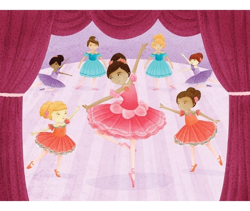 PUZZLE MUDPUPPY MULTICOLOR 12PCS EN ESTUCHE BAILARINAS - 3