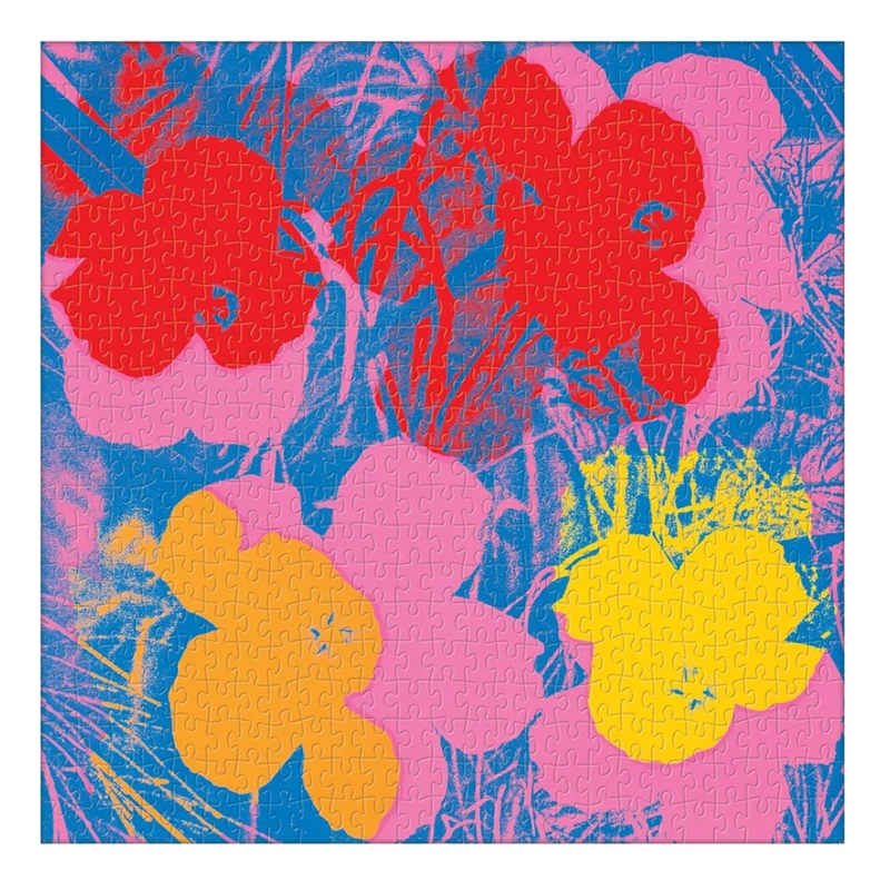 PUZZLE MUDPUPPY MULTICOLOR 500PCS FLORES DE ANDY WARHOL - 1