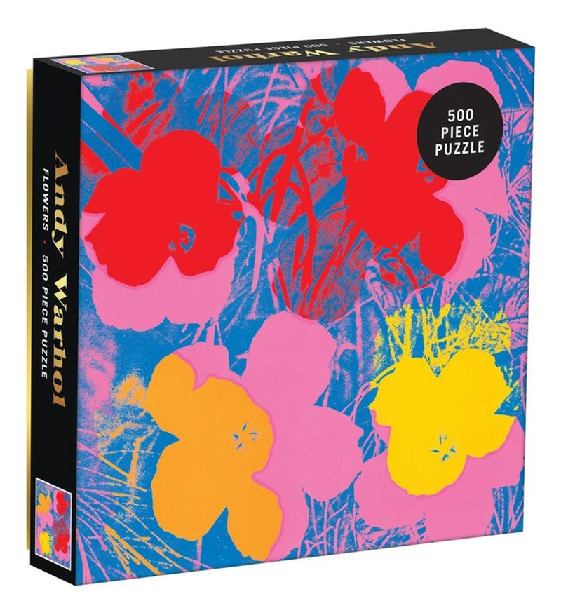 PUZZLE MUDPUPPY MULTICOLOR 500PCS FLORES DE ANDY WARHOL - 2