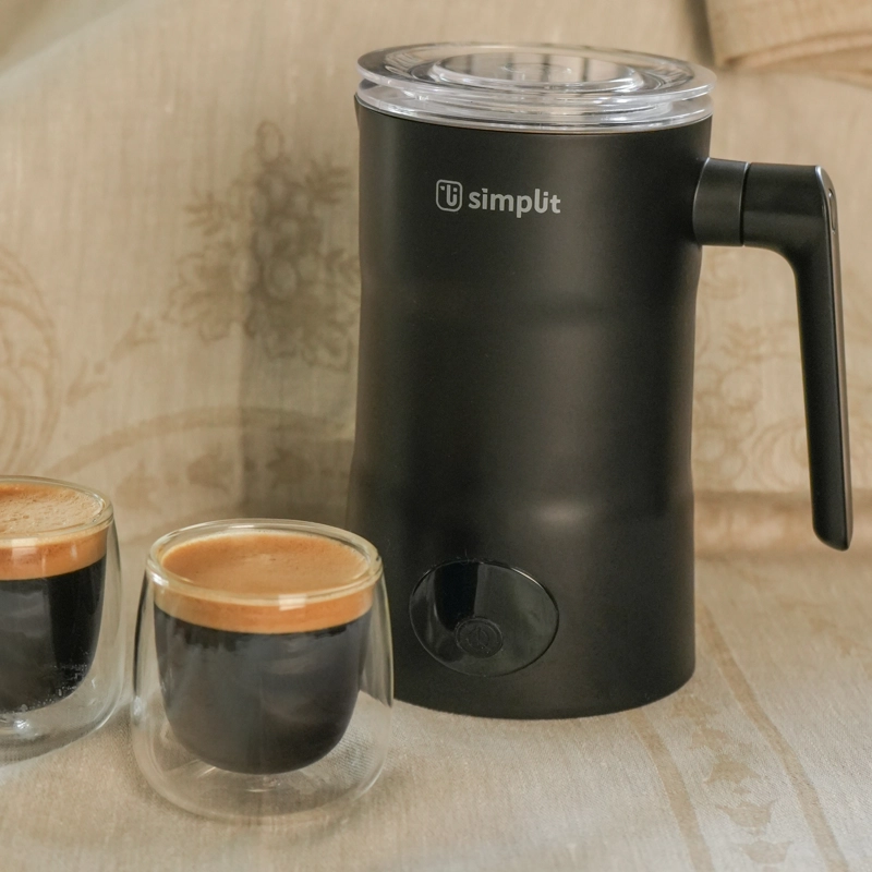 PACK CAFETERA ITALIANA SIMPLIT 12 TZ +ESPUMADOR 4 EN 1 NEGRO - 4