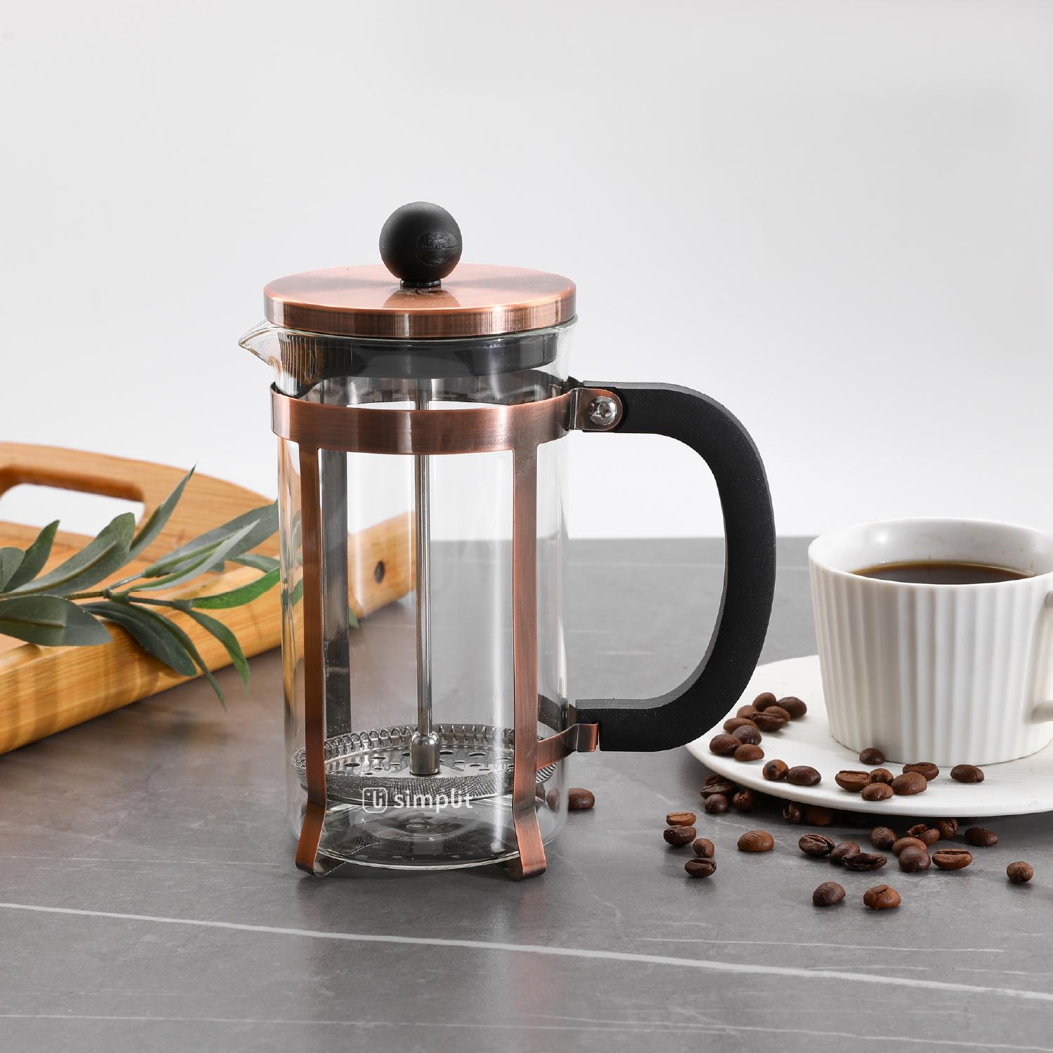 PACK CAFETERA FRANCESA 600 ML + TAZA VIDRIO 350ML SIMPLIT - 3