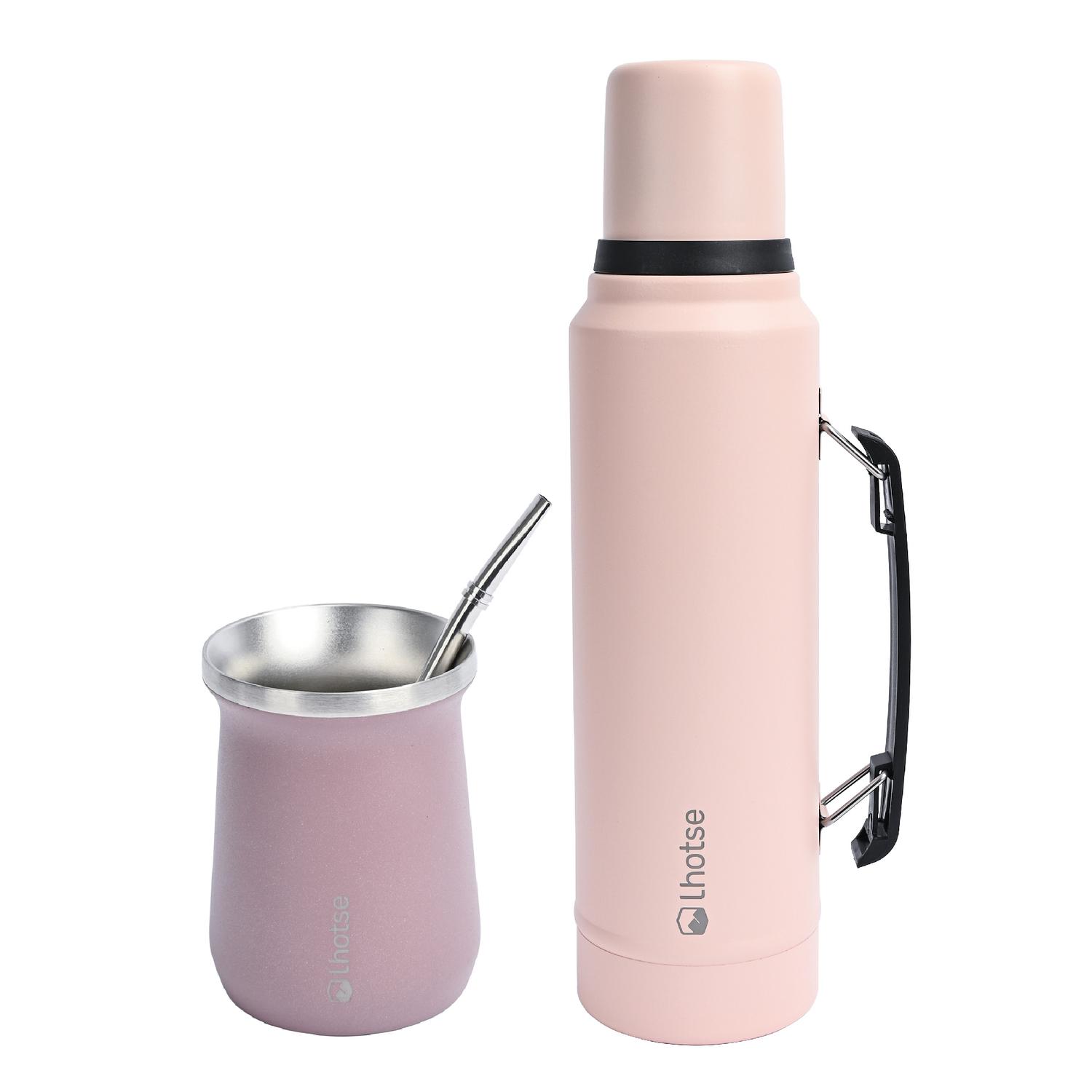 TERMO LIQUIDO CLASSIC 1.3 LTS + MATE BOMBILLA PINK LHOTSE - 1