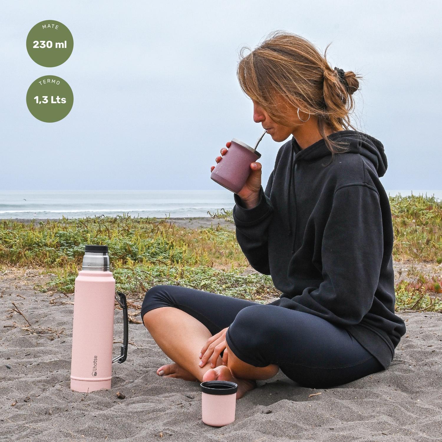 TERMO LIQUIDO CLASSIC 1.3 LTS + MATE BOMBILLA PINK LHOTSE - 2