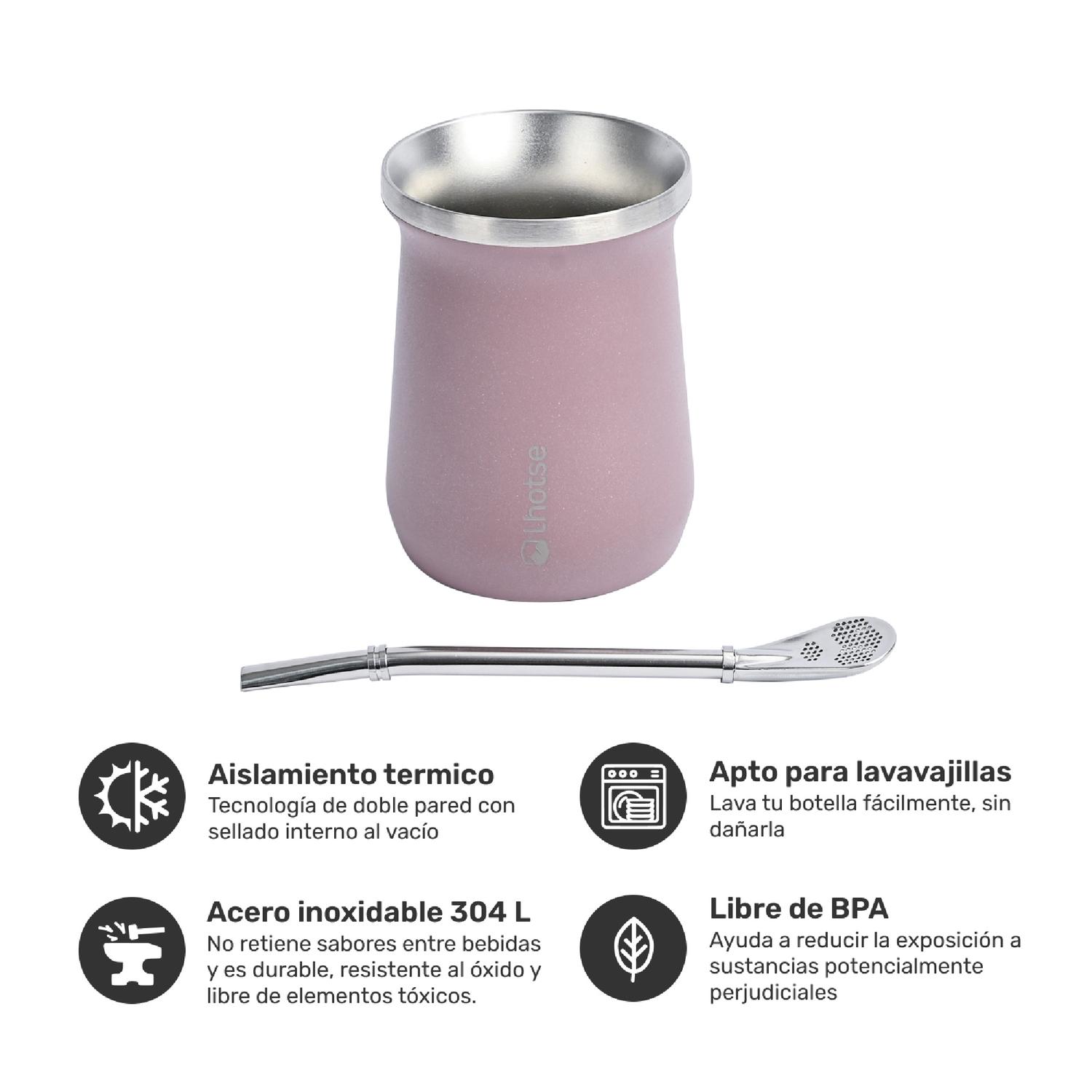 TERMO LIQUIDO CLASSIC 1.3 LTS + MATE BOMBILLA PINK LHOTSE - 3
