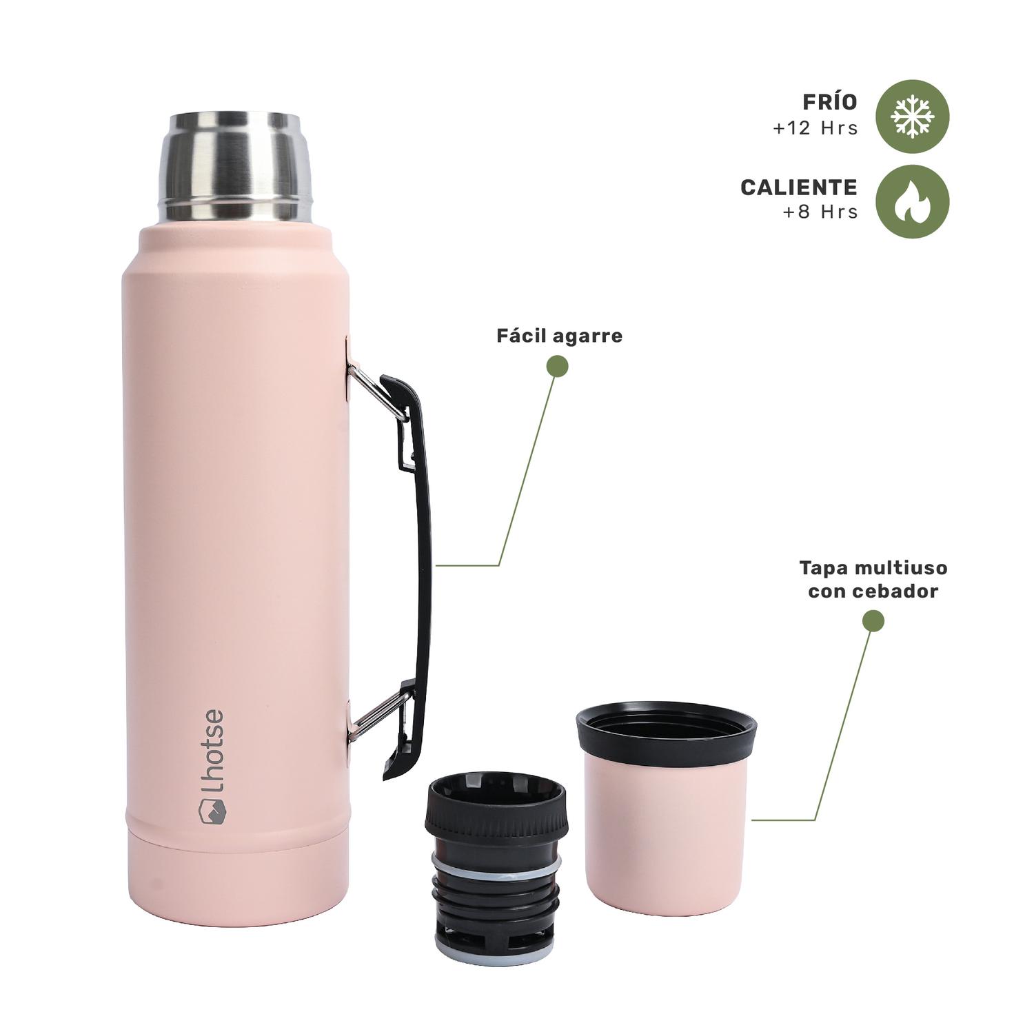 TERMO LIQUIDO CLASSIC 1.3 LTS + MATE BOMBILLA PINK LHOTSE - 6