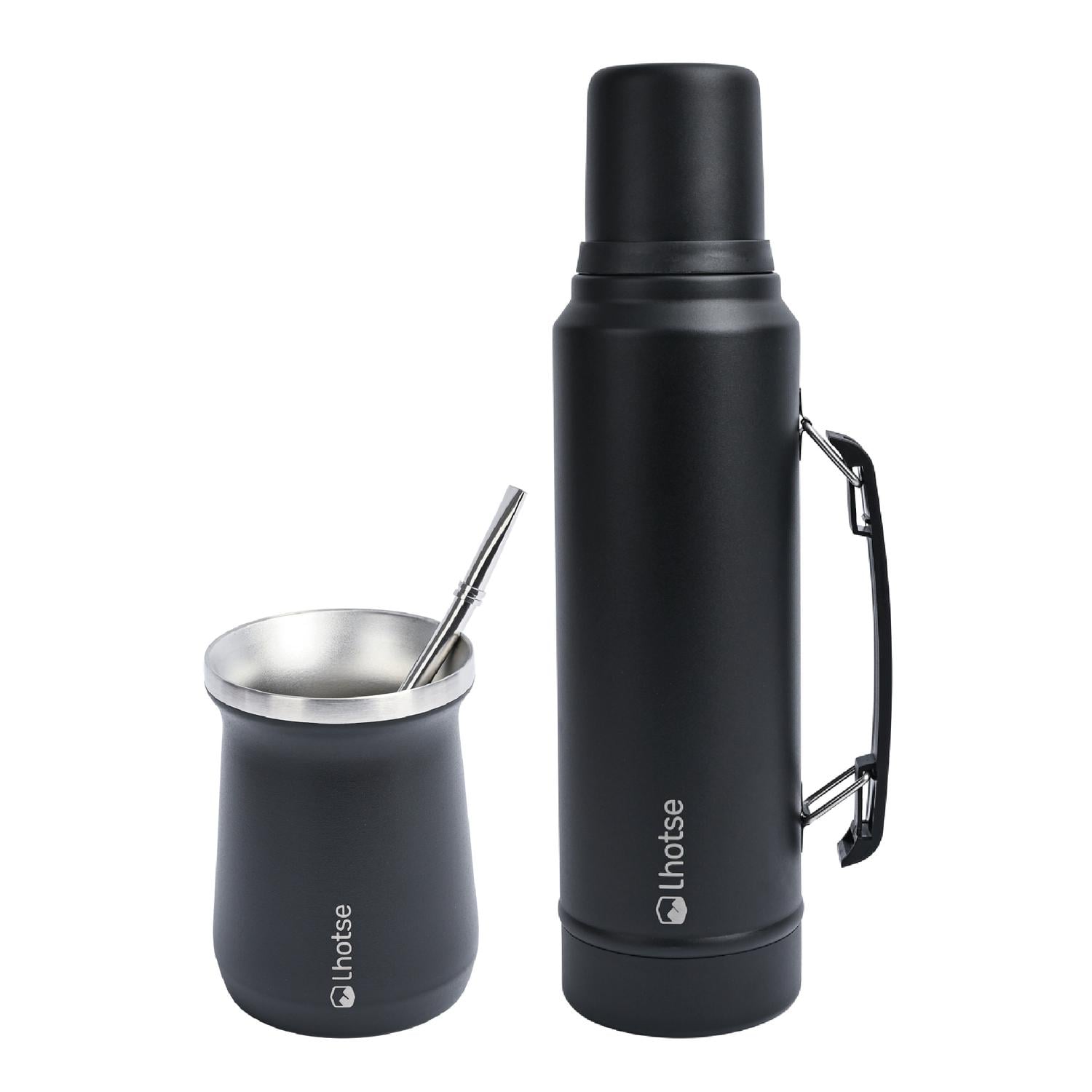TERMO LIQUIDO CLASSIC 1.3 LTS + MATE BOMBILLA BLACK LHOTSE - 1