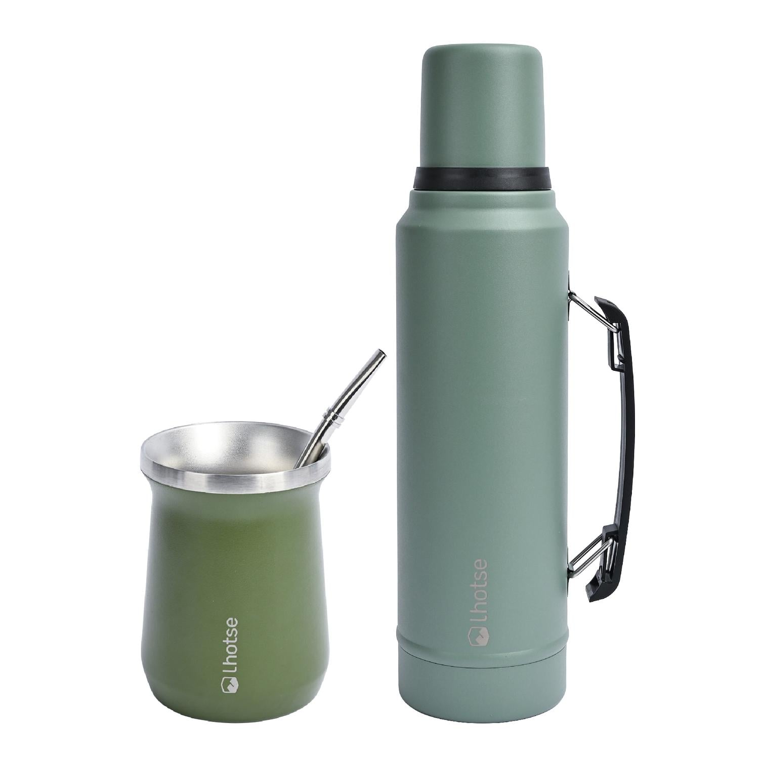 TERMO LIQUIDO CLASSIC 1.3 LTS + MATE BOMBILLA GREEN LHOTSE - 1