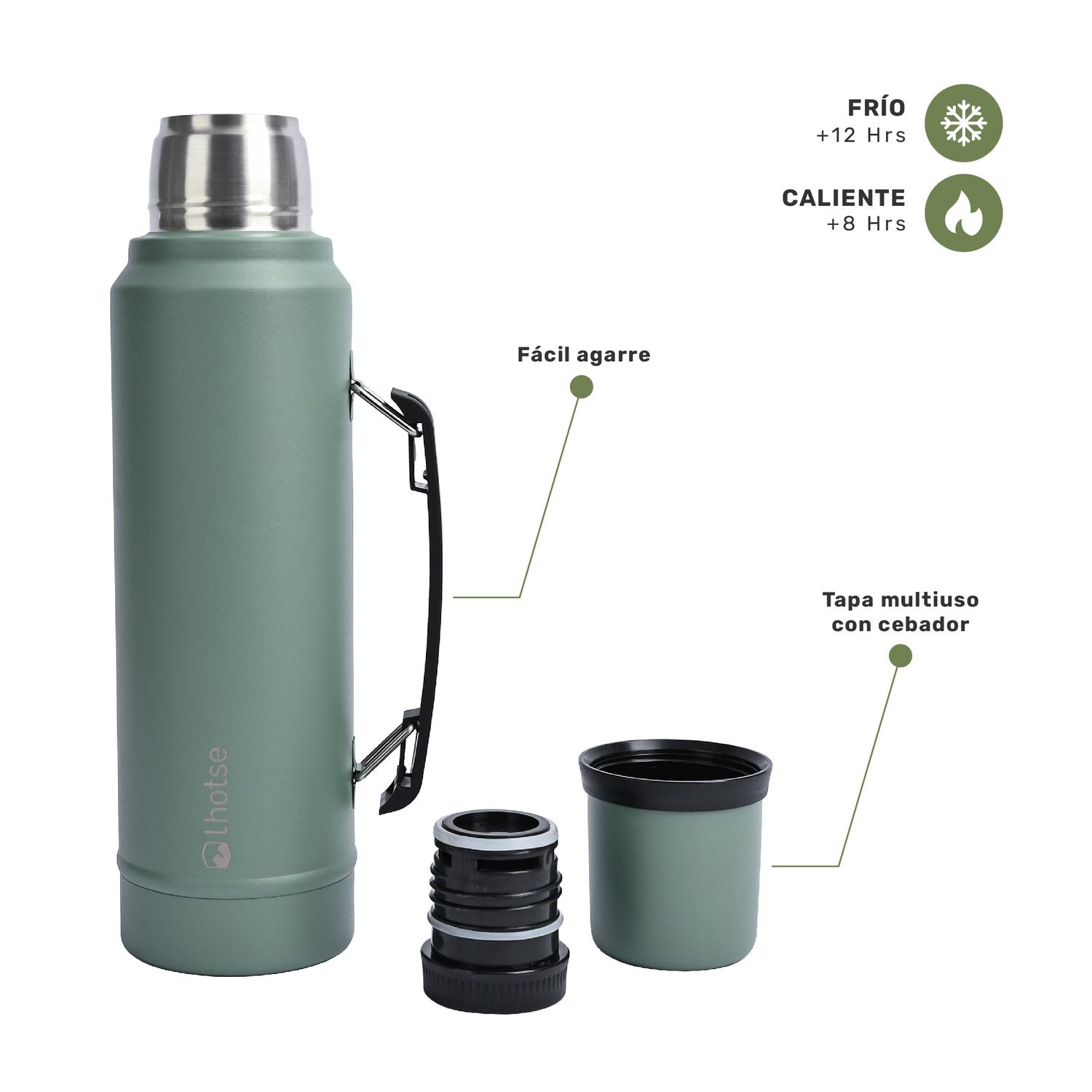 TERMO LIQUIDO CLASSIC 1.3 LTS + MATE BOMBILLA GREEN LHOTSE - 6