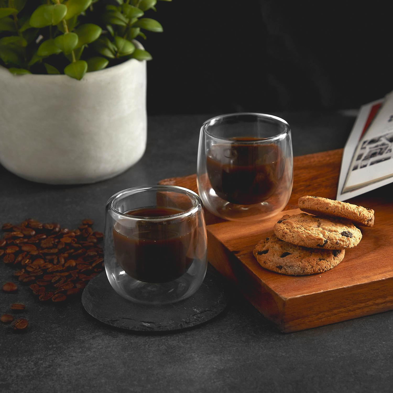 PACK CAFETERA FRANCESA 600 ML + SET 2 TAZAS 80 ML SIMPLIT - 2