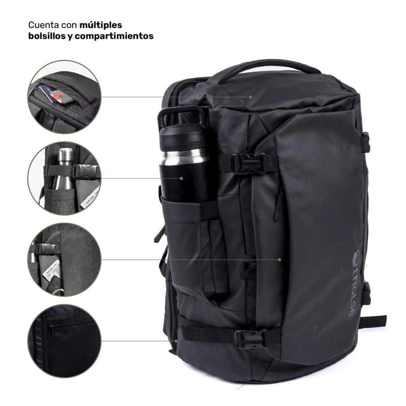 MOCHILA VIAJE IMPERMEABLE NOTEBOOK 17,3'BROADPEAK 40L LHOTSE - 3