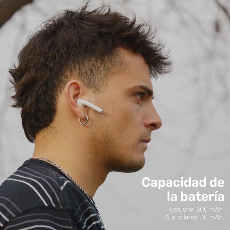 AUDÍFONOS LHOTSE RM12 BLUETOOTH BLANCO - 6