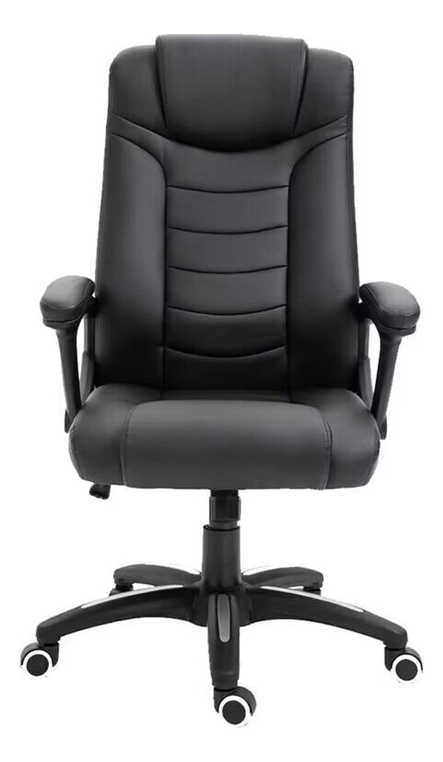 2 SILLAS ESCRITORIO OFICINA EJECUTIVA COMFORT NEGRO LEVO - 4