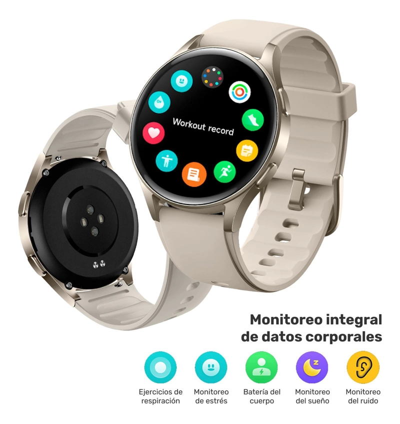 SMARTWATCH LHOTSE VIBE 05 42MM CREMA GPS - 4