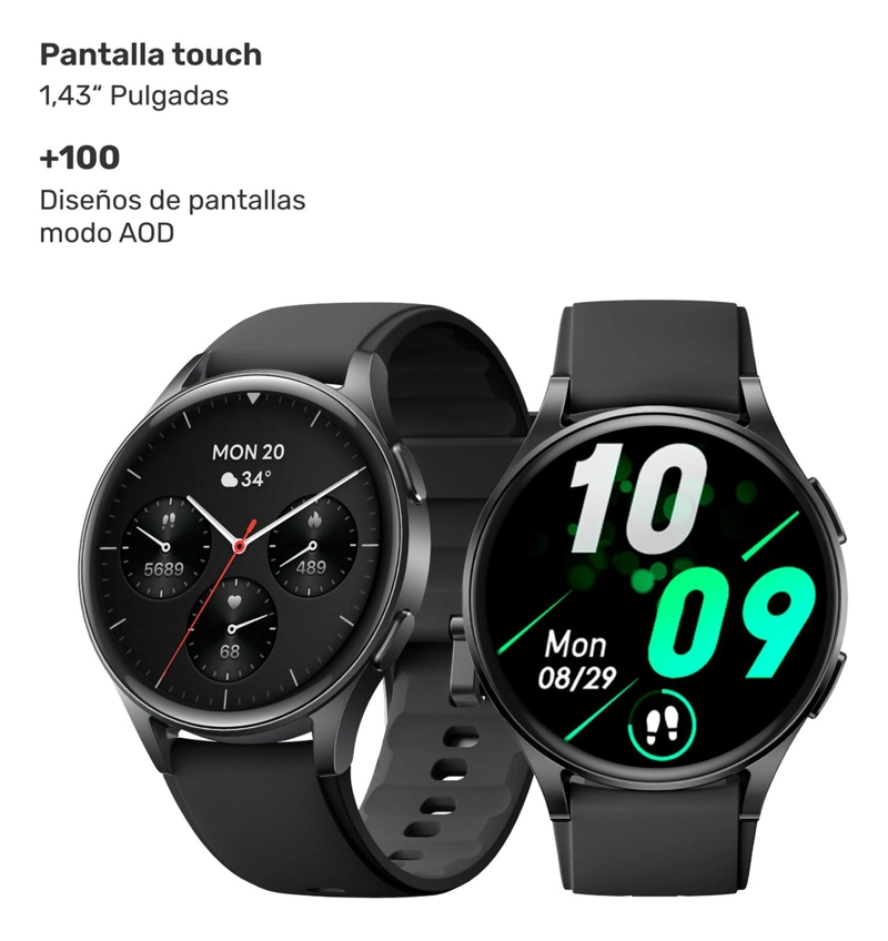 SMARTWATCH LHOTSE VIBE 05 45MM NEGRO - 7