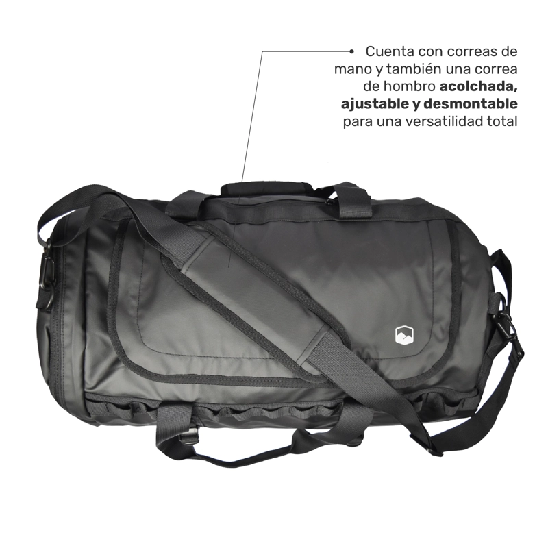 BOLSO DEPORTIVO LHOTSE DUFFEL 30 LTS BAG NEGRO - 6