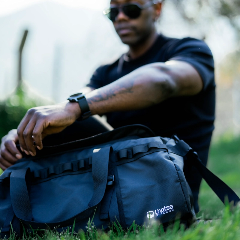 BOLSO DEPORTIVO LHOTSE DUFFEL 30 LTS BAG NEGRO - 8