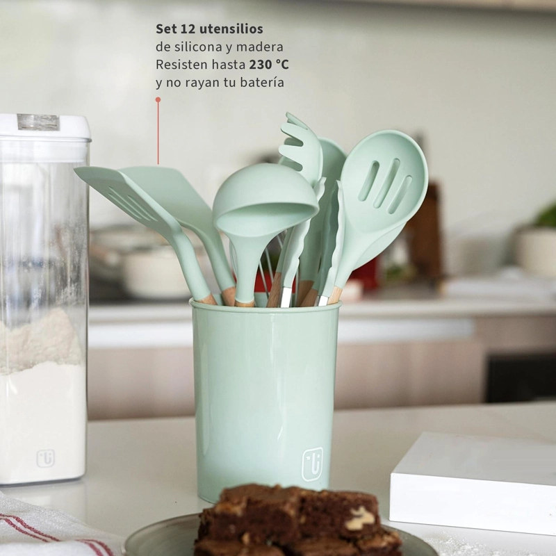 BATERIA COCINA SAVANNAH 9PZS + SET 12 UTENSILIOS CALIPSO - 4