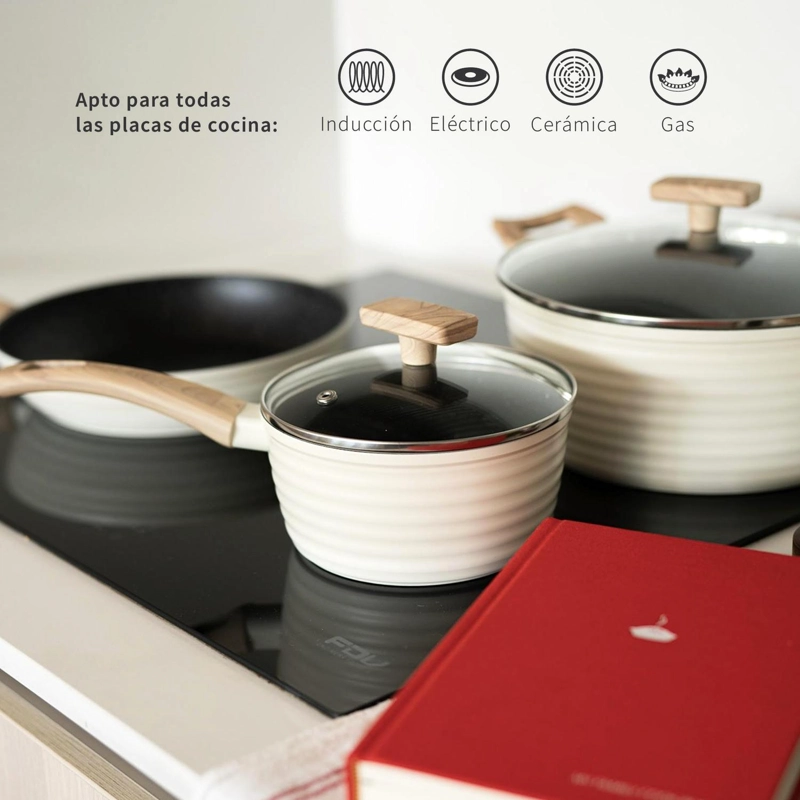 BATERIA COCINA SAVANNAH 9PZS + SET 12 UTENSILIOS CALIPSO - 5