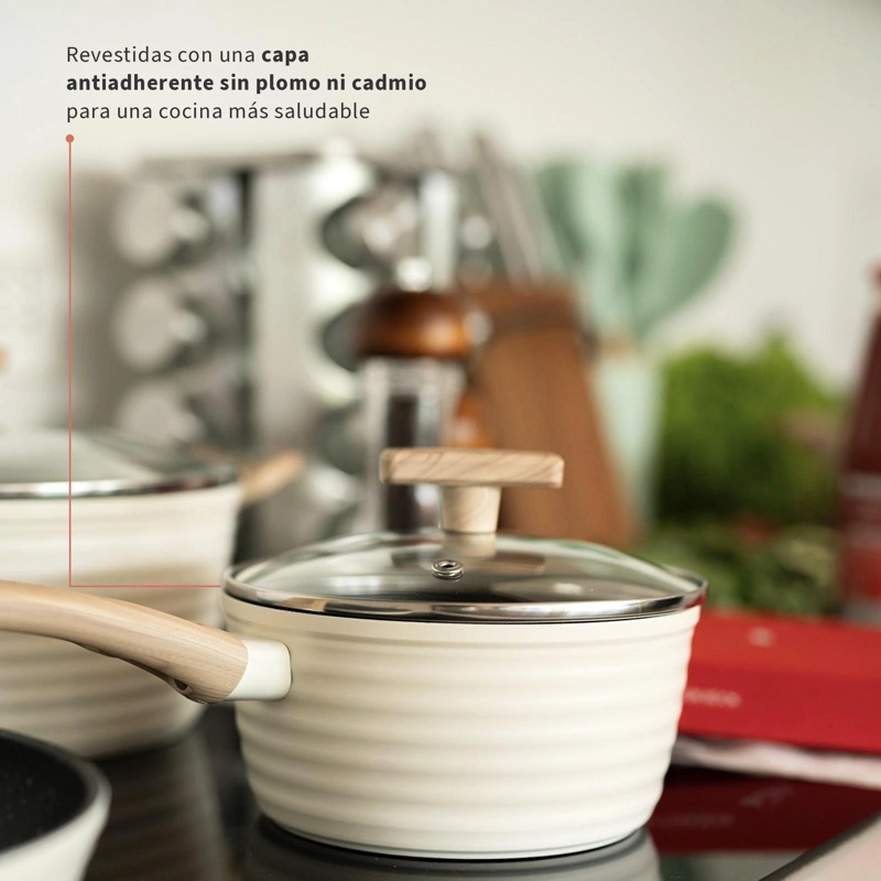 BATERIA COCINA SAVANNAH 9PZS + SET 12 UTENSILIOS CALIPSO - 8