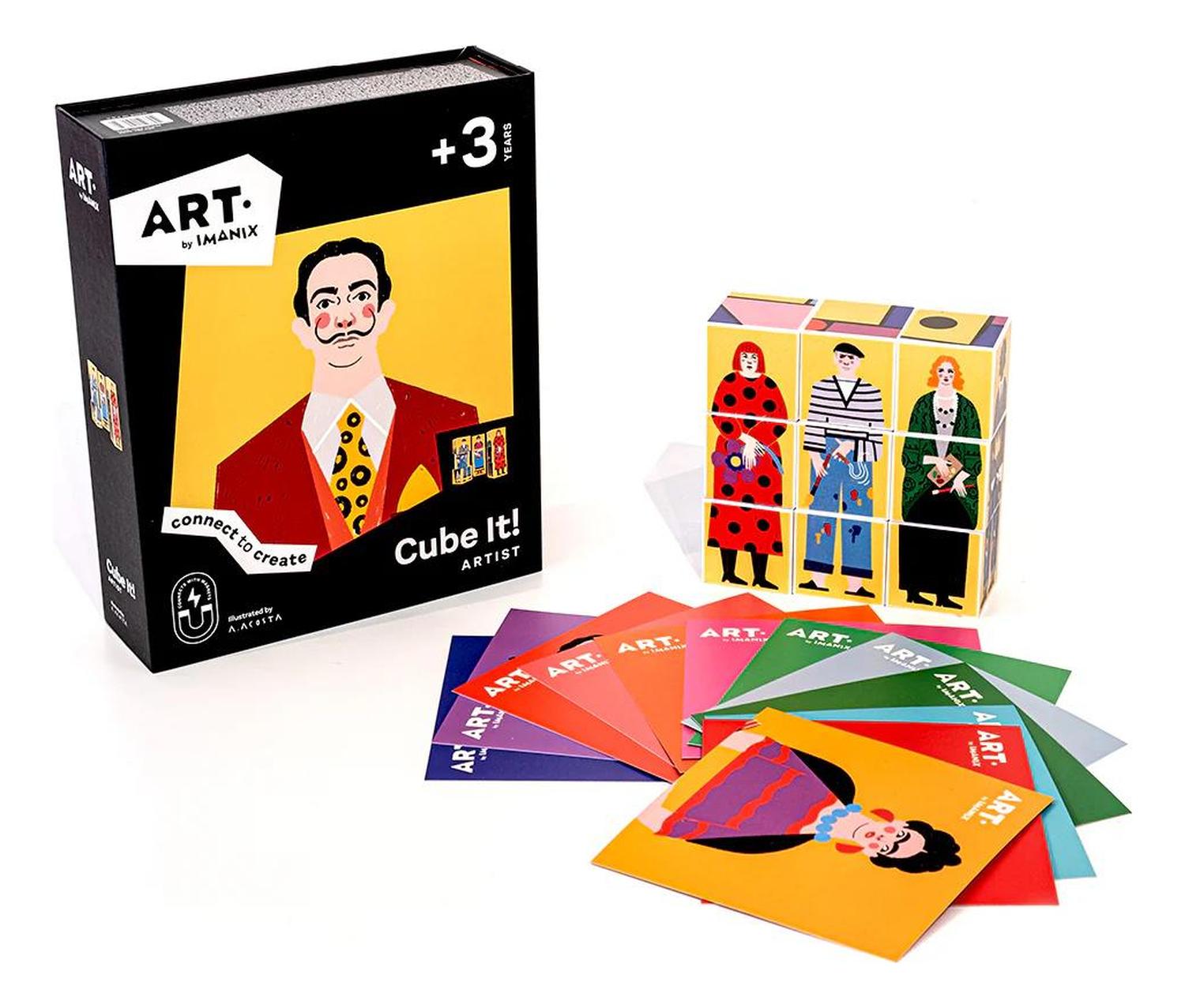 JUEGO DE MEMORIA IMANIX CUBE IT! - ARTISTS - 1