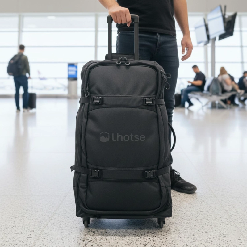 MALETA BOLSO TROLLY EXPEDITION DUFFEL 90LTS BLACK - 2