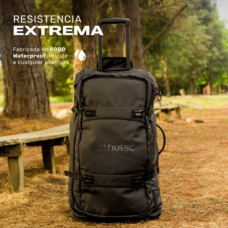 MALETA BOLSO TROLLY EXPEDITION DUFFEL 90LTS BLACK - 4