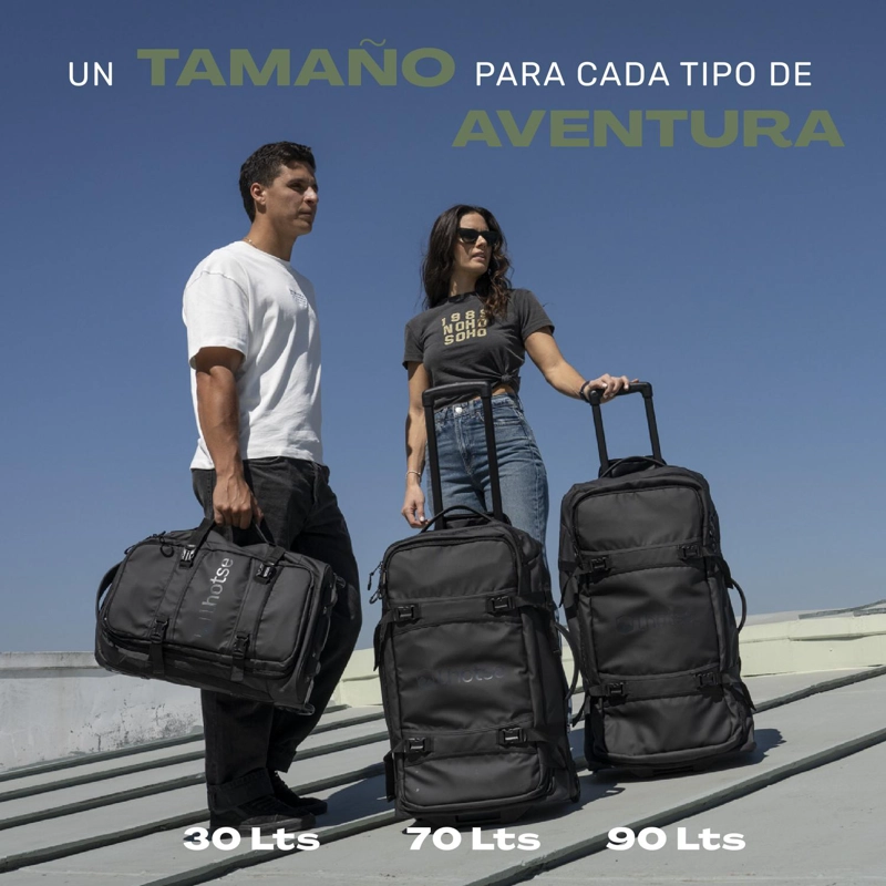 MALETA BOLSO TROLLY EXPEDITION DUFFEL 90LTS BLACK - 8