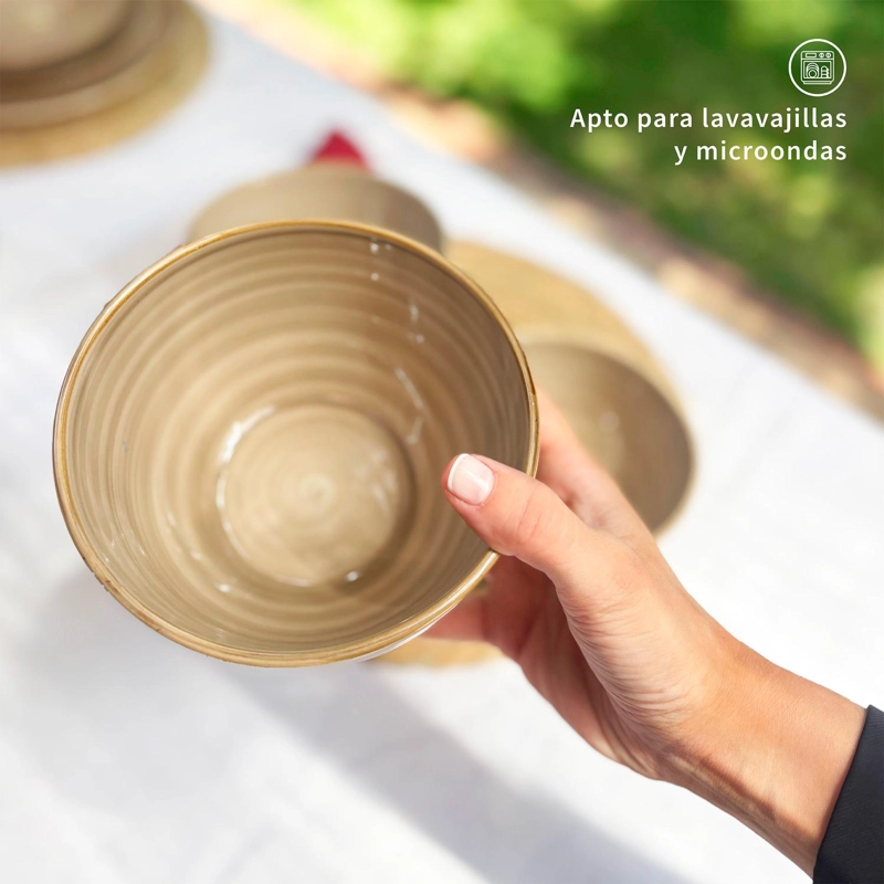 SET 4 BOWLS CERAMICA 8,5CM SIENA SIMPLIT - 6