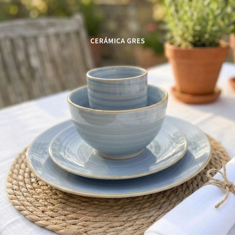SET 4 TAZAS CERAMICA 330ML AMALFI SIMPLIT - 5