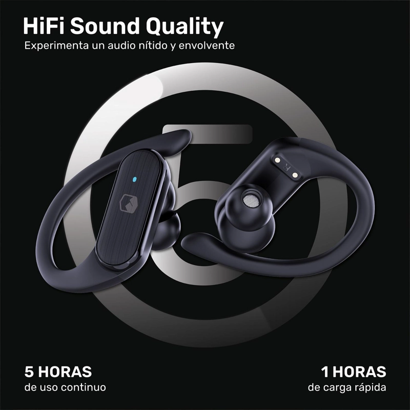 AUDIFONOS INALAMBRICOS BLUETOOTH DEPORTIVOS FITBUDS LHOTSE - 3