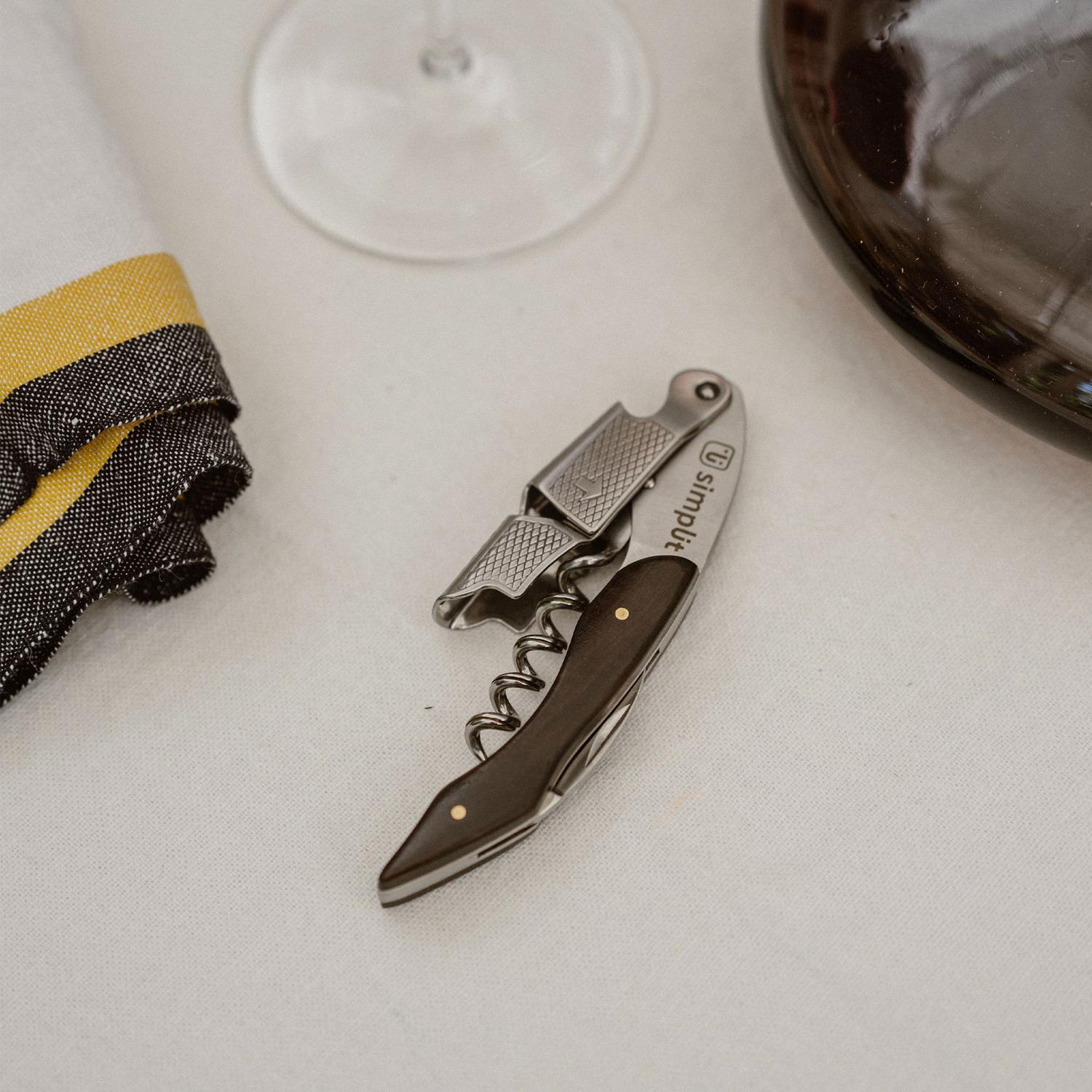 DESCORCHADOR ABRIDOR VINO SOMMELIER SIMPLIT - 4