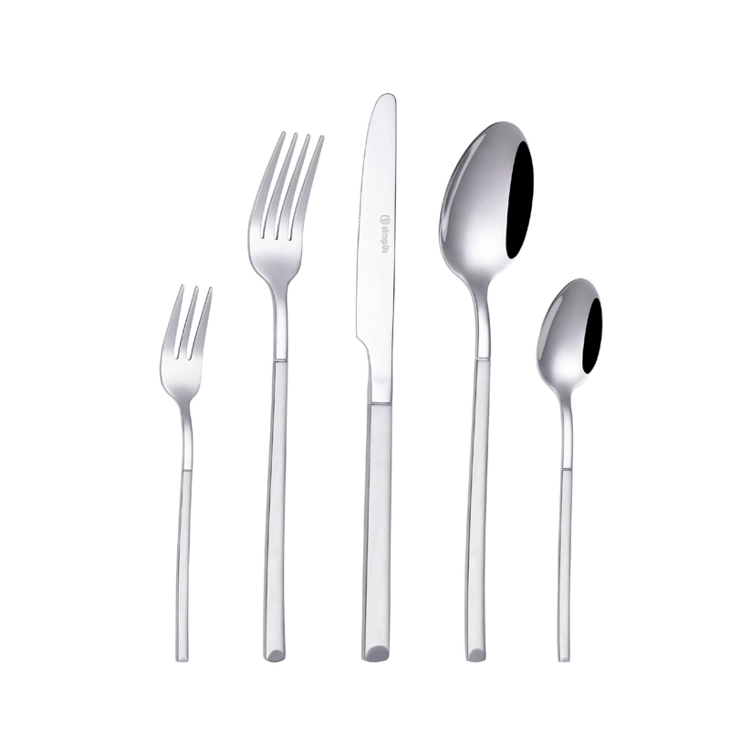 SET DE CUCHILLERIA 30 PCS CUBIERTOS ACERO INOXIDABLE PUGLIA - 1