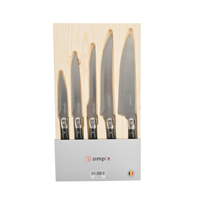 SET CUCHILLOS 5 PCS PARIS ACERO INOXIDABLE SIMPLIT - 6