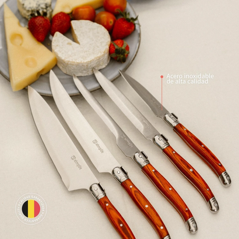 SET CUCHILLOS 5 PCS MARSELLA ACERO INOXIDABLE SIMPLIT - 3