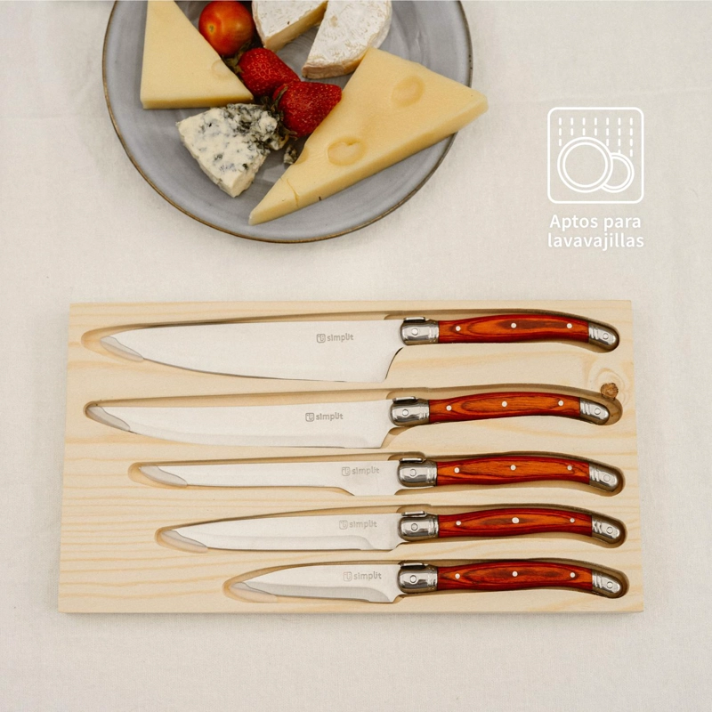 SET CUCHILLOS 5 PCS MARSELLA ACERO INOXIDABLE SIMPLIT - 6