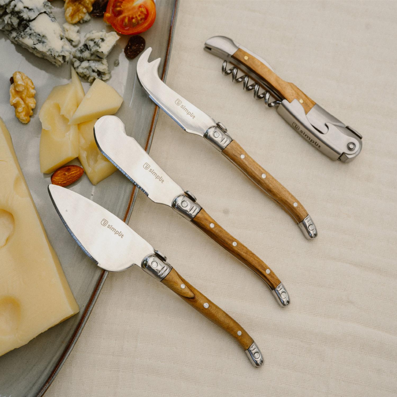 SET CUCHILLOS PARA QUESO 4 PCS PROVENZA SIMPLIT - 2