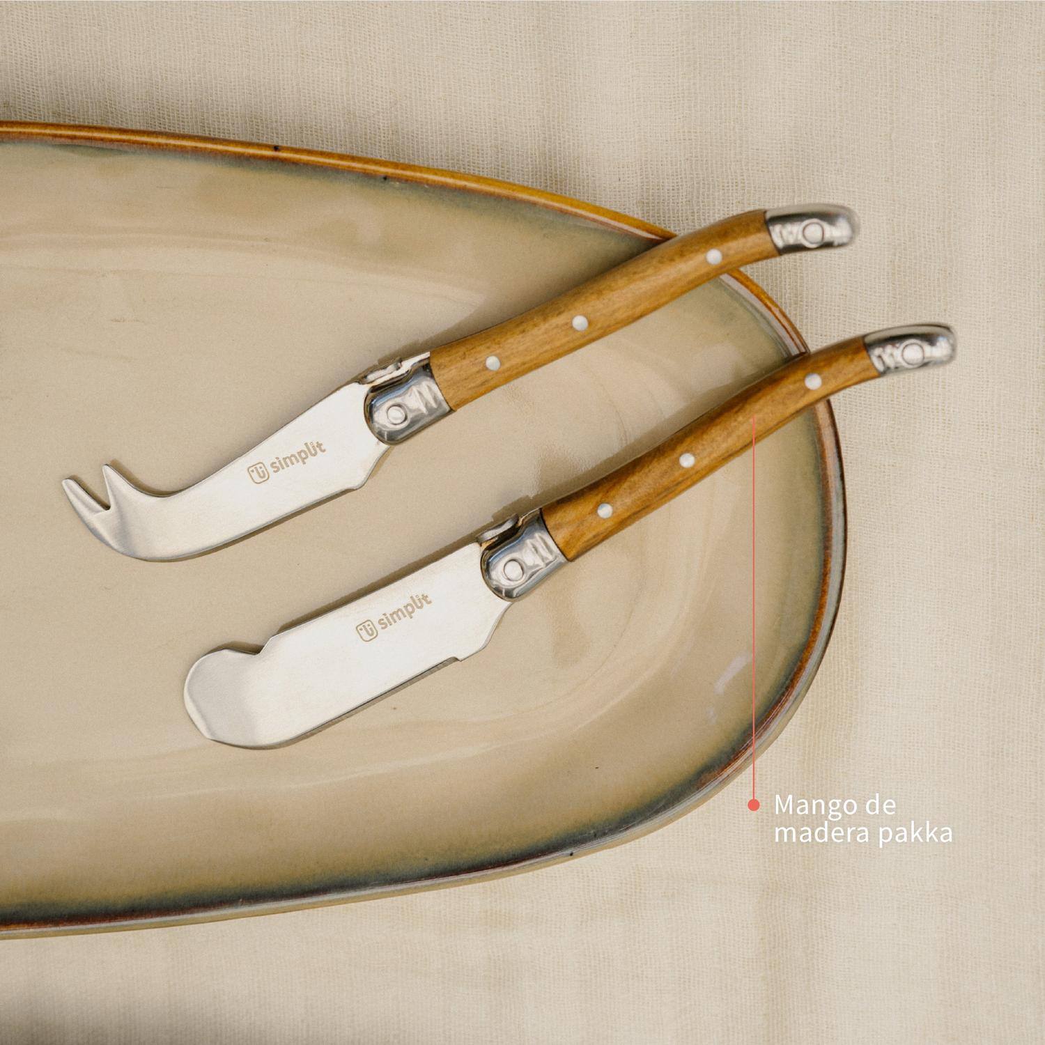 SET CUCHILLOS PARA QUESO 4 PCS PROVENZA SIMPLIT - 5
