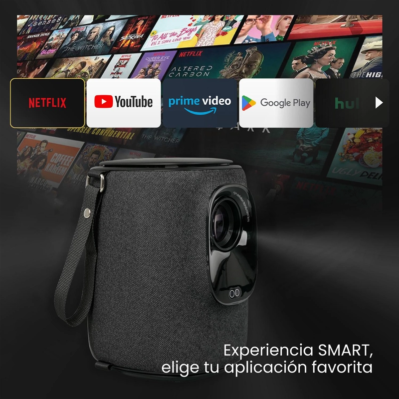PROYECTOR LEVO PACK NOVA HD + TELÓN 100 ELÉCTRICO - 4
