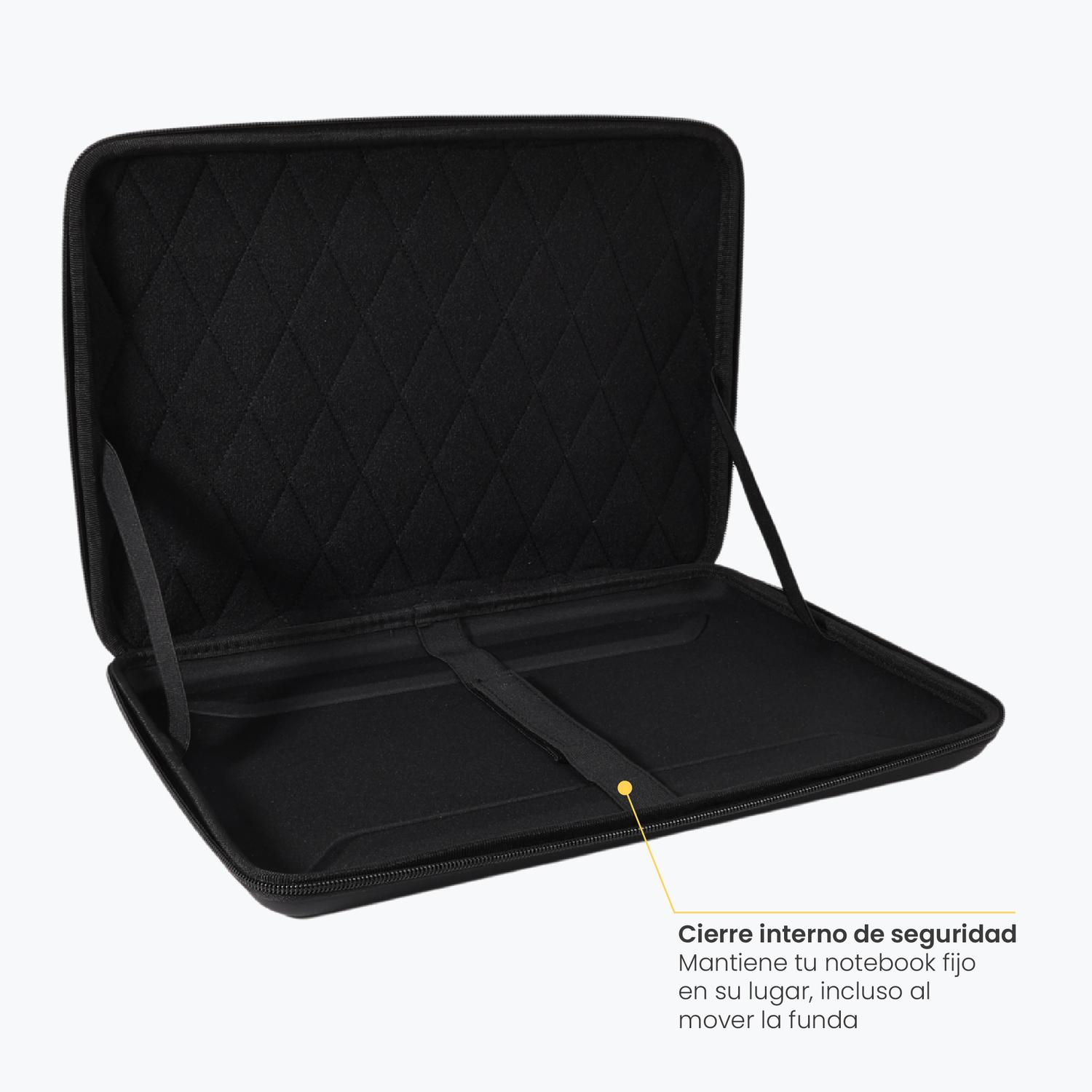 FUNDA HARDSHELL PARA NOTEBOOK 15-16' NEGRO LEVO - 3